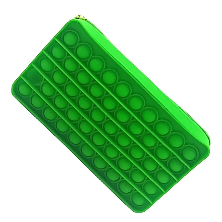 Amazon Anti Stress Creative Office Supplies Zipper Top Pen Storage Bags Fidget Toy Pencil