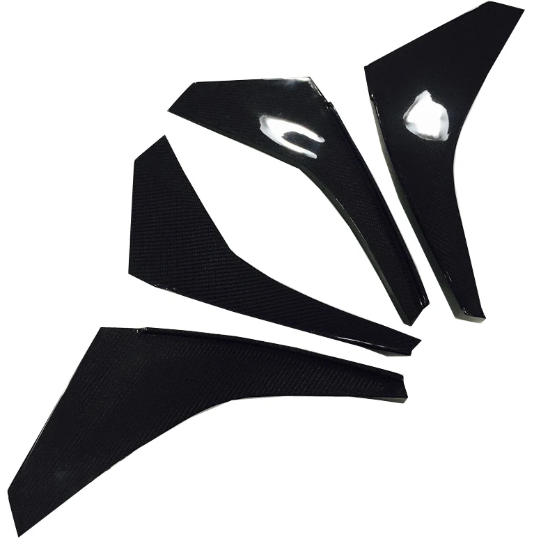 For 2008-2011 R35 GTR CBA password JDM style carbon fiber front bumper canards