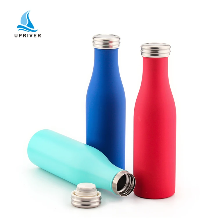 
Stainless Steel Milk Bottle Double Wall Insulated Water Bottle Kids BPA Free 500ML 