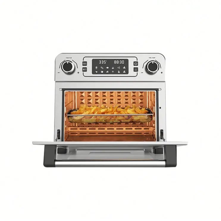 Wholesale, 23L digital Fryer, oven, toaster with stainless steel case