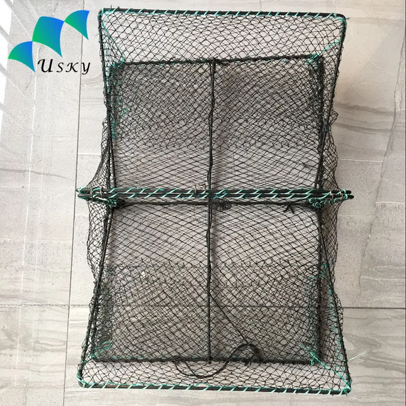 Квадратная клетка для крабов 90*60*30 дешевая рыбалки и креветок