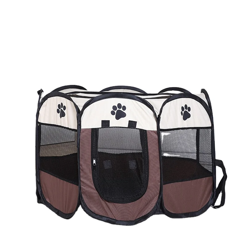 Amazon Hotsale Octagonal Washable Breathable Small Portable Folding Cat Dog Carrier Tent Pet Playpen