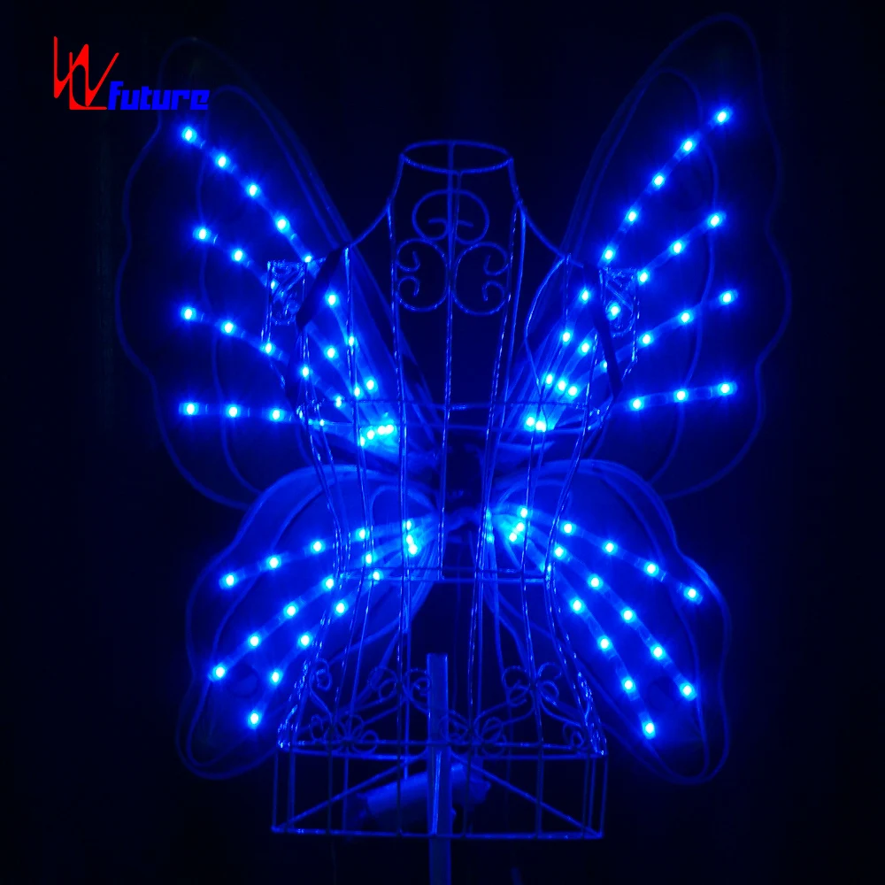 Wireless Control LED Wings Novel Programmable Butterfly Dance Performance Costume for Adults Festive Stage Belly Dance Prop