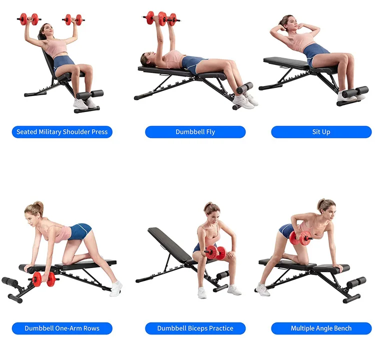 Hot Selling Home Sports Gym Weight Equipment Adjustable Dumbbell Bench Weight Lifting Bench