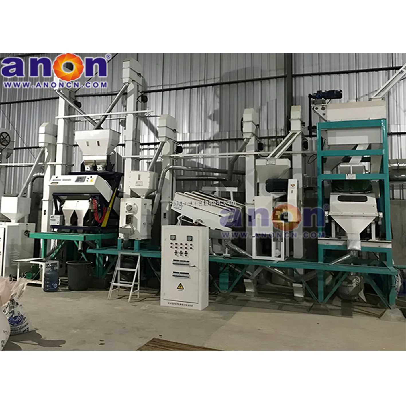 ANON cost-effective 20-30 tpd rice milling equipment on alibaba brain rice milling machines rice mill machine japan