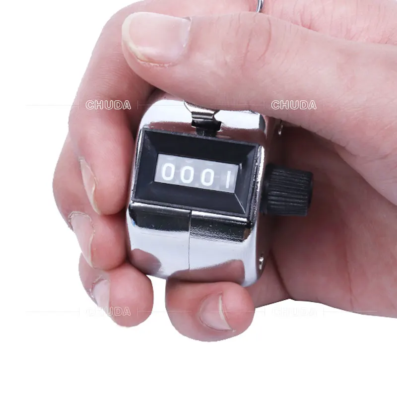 4 Digit Hand Held Tally Counter For Training