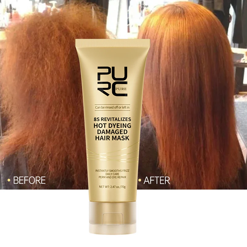 Professional Prevent Hair Breakage And Split Ends Smooth Frizz Repair Damaged Hair From Perming And Dyeing Hair Mask