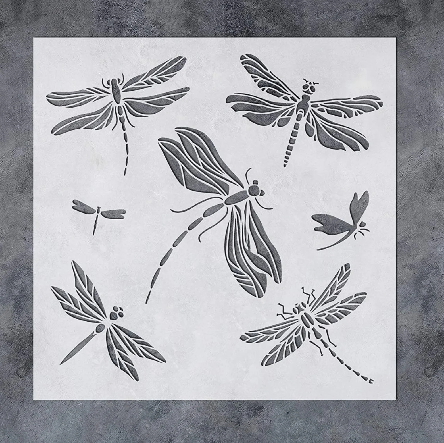 Custom Insects Stencils for Painting Furniture Wood Signs Baking Crafts Pillows Wall -Reusable Plastic Stencil