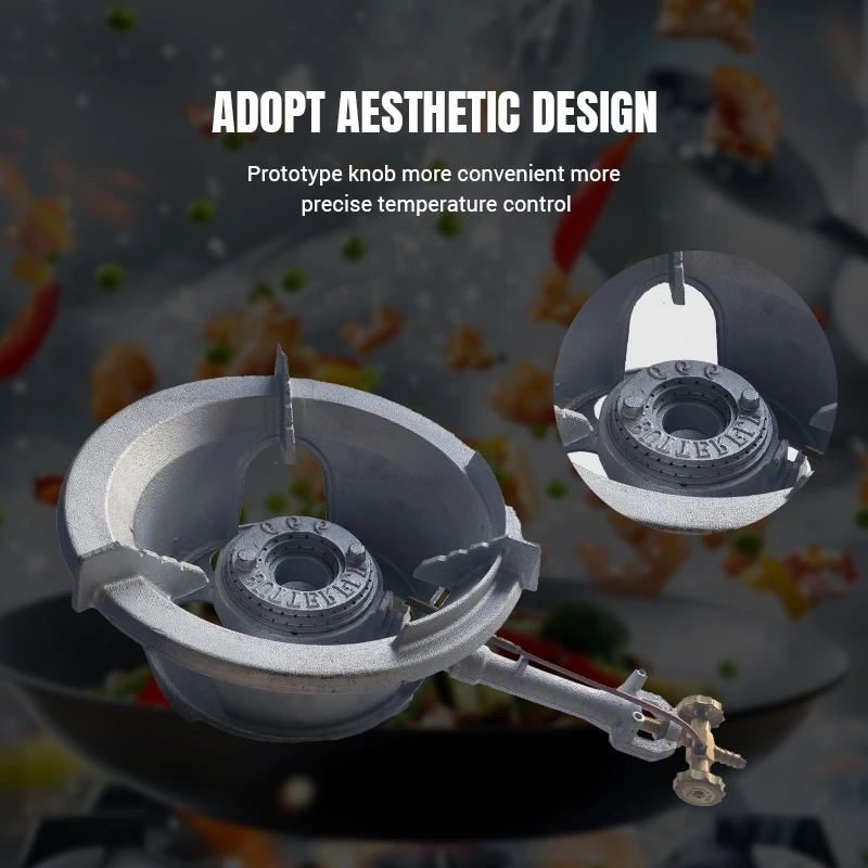 Commercial Outdoor Home Kitchen Cooking High Pressure Powerful Gas Stoves Commercial Burner Gas Stove Camping Stove