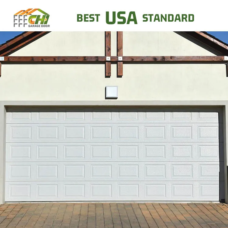 Puertas Garajes 16x7 Usa Warehouse Security Automatic Sandwich Panel Insulated Sectional Garage Door