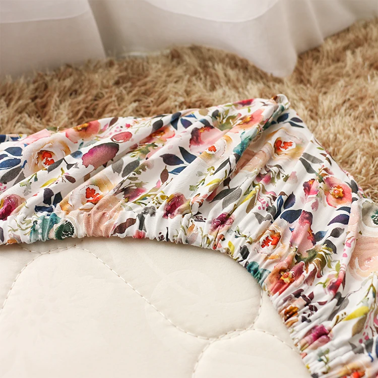 
Cheap Cotton Elastic Baby Bassinet Fitted Sheets Set 