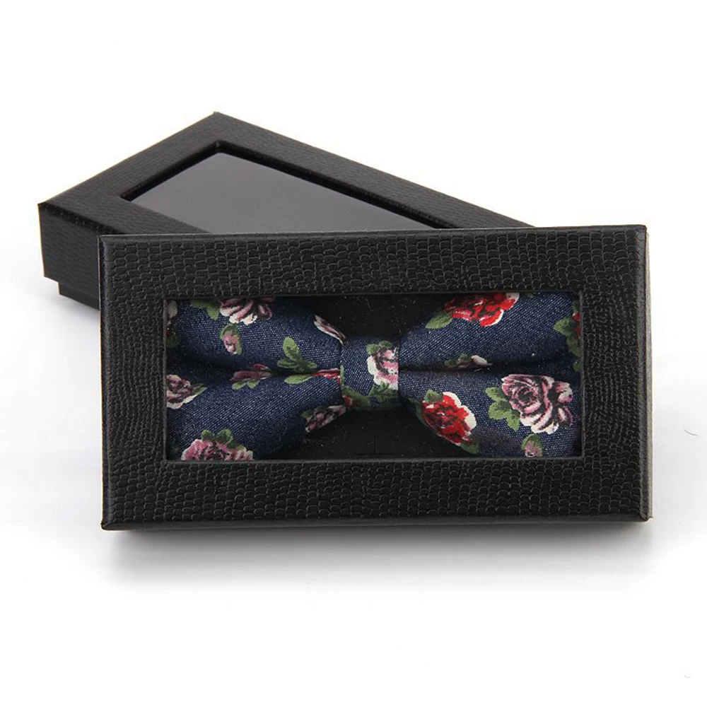 High Quality Paper Cardboard Custom Packaging Gift Bow Tie Box With Your Logo