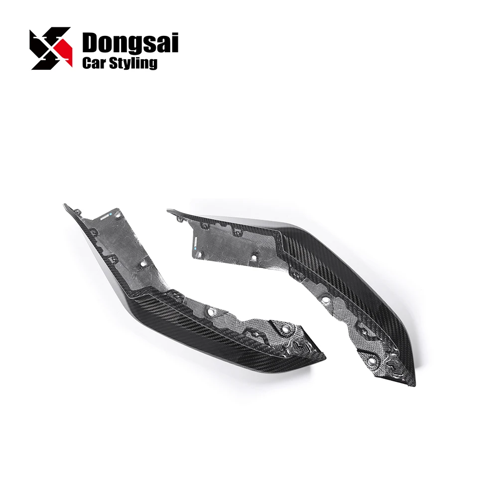 OEM Style Dry Carbon Rear Bumper Lips Rocker Winglet Side Splitters Flaps for BMW M4 G82 G83 Competition 2020+
