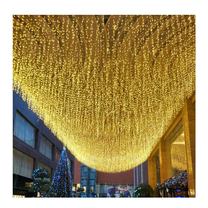 Outdoor waterproof rain LED Curtain Lights Holiday lights Christmas Garden Decorative lights