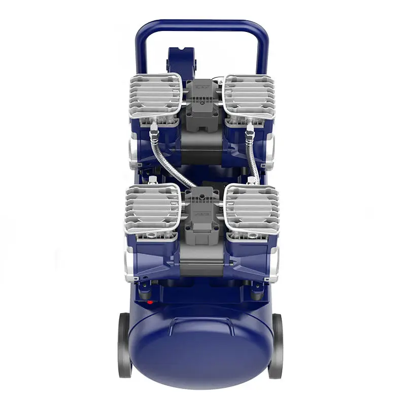 Auarita Compresor Portatil High Pressure 1.5Kw 50 Litre Portable Double Piston Oil Free Silent Air Compressor
