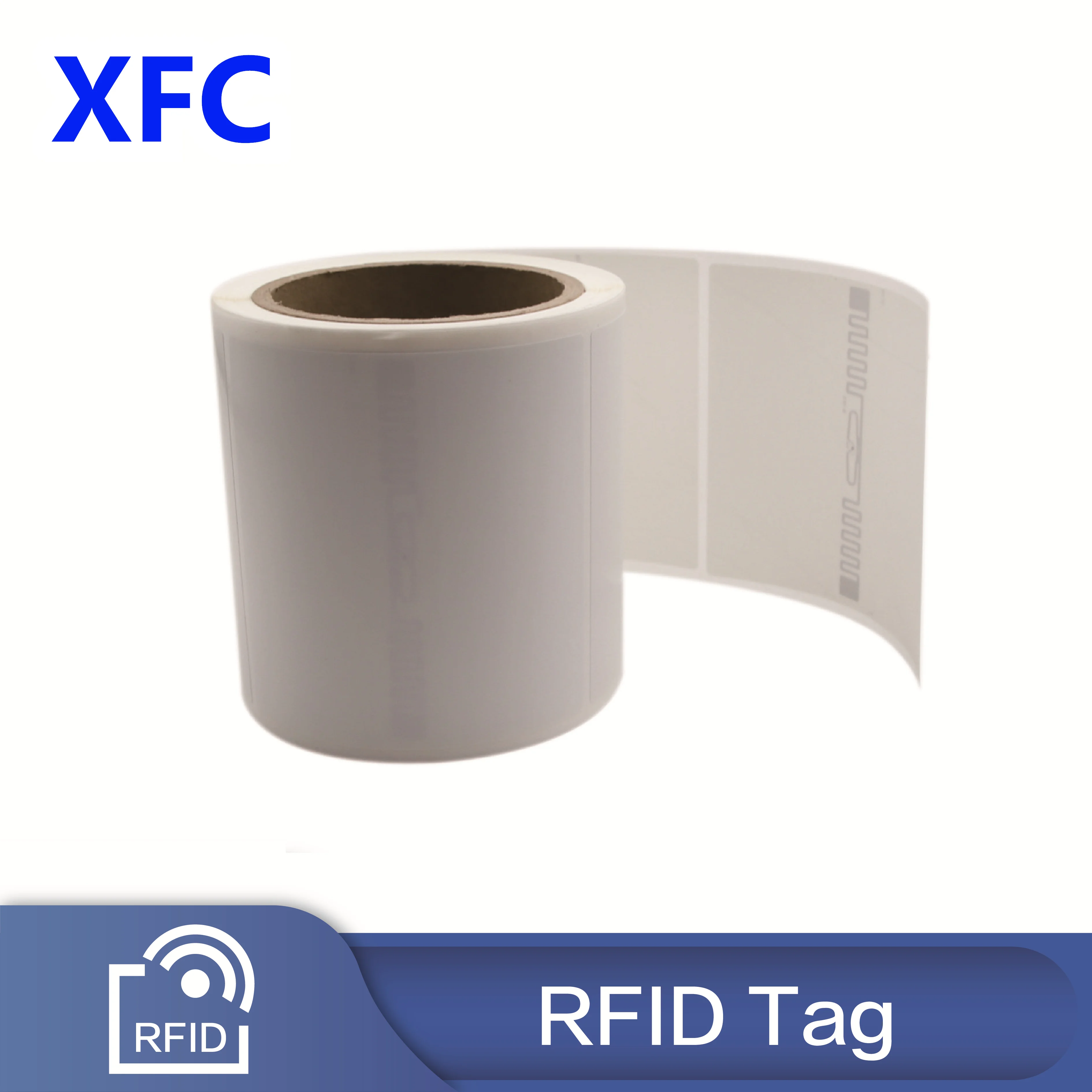 RFID UHF chip antenna inlay R6 chip smart passive rfid tags with roll package