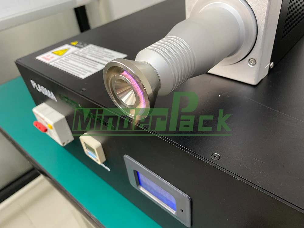 Atmospheric plasma treatment machine for surface cleaning and treating