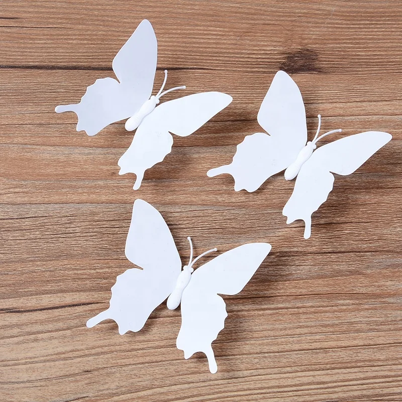 newest design artificial butterfly  For hotel hall or stage Christmas Garden Decoration 3d butterfly