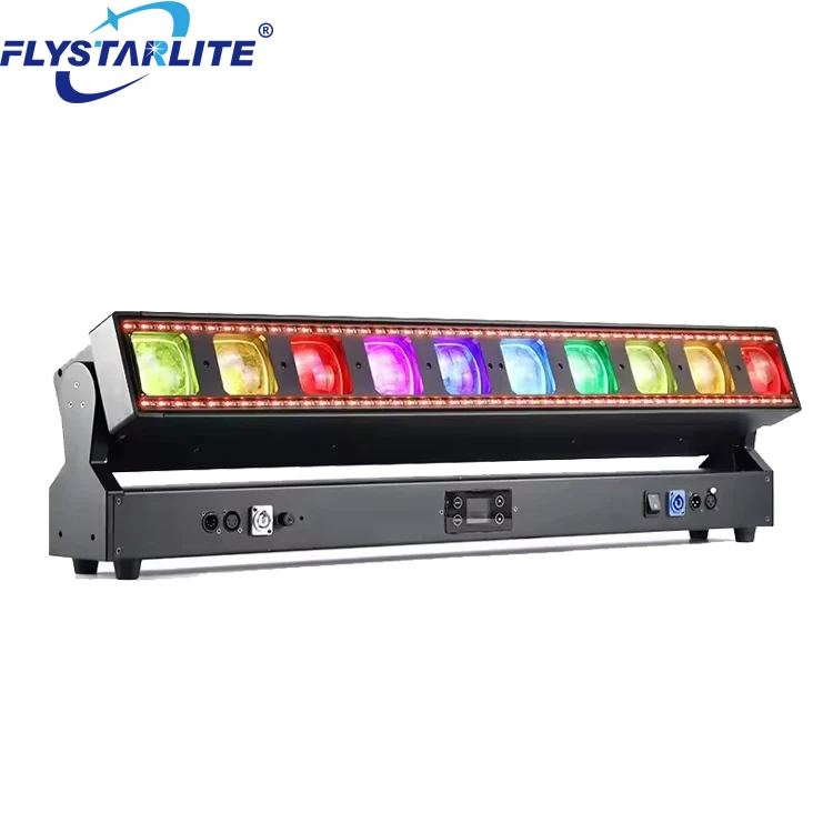 Factory Supply Stage 10x60w Led Moving Head Light With Auxiliary light 10x60w Rgbw Led Pixel Bar Dmx