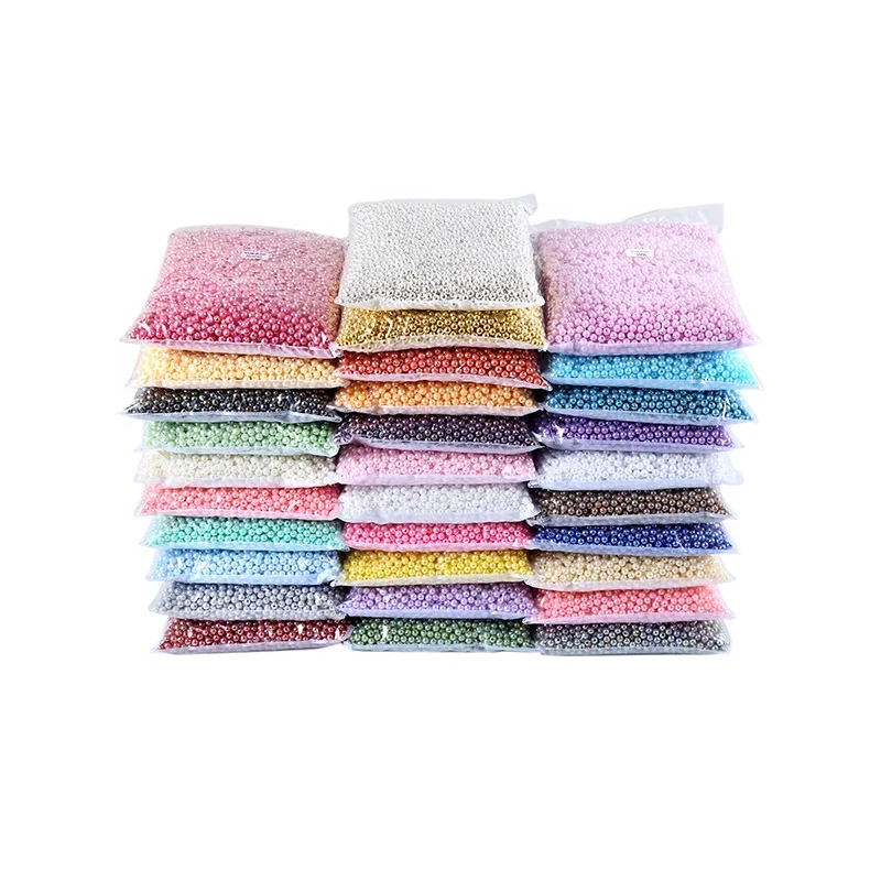 New Arrivals ABS Plastic Pearl 6mm 8mm 10mm Wholesale Loose Acrylic Beads with Hole