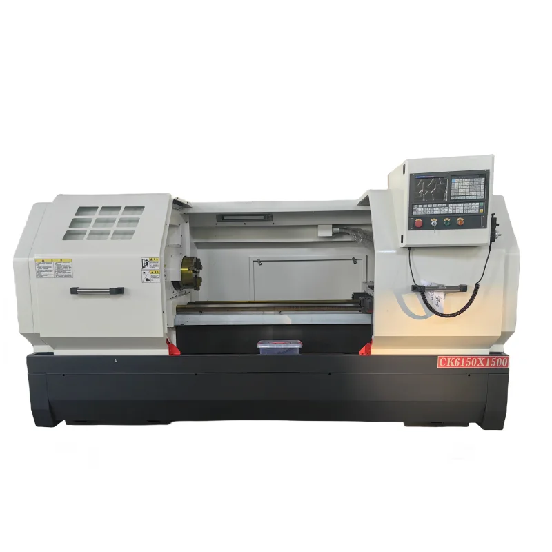 Hot selling and low-priced CK6150 fully automatic CNC lathe, high-precision horizontal metal turning CNC lathe