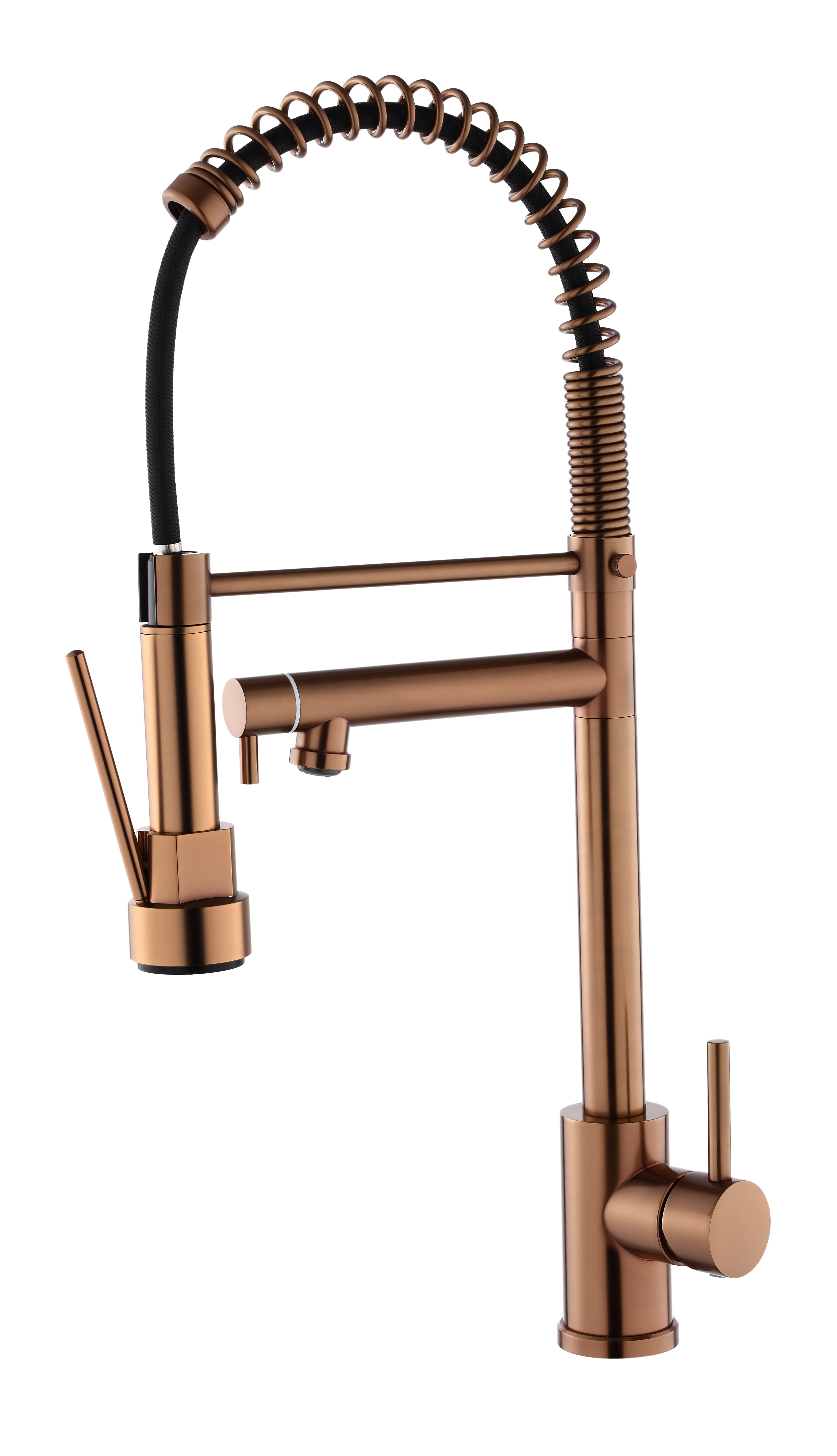 Multifunction Kitchen Faucet Mixer Tap Multi-color Kitchen Sink Faucet With Pull-out Spray Spring Stainless Steel Kitchen Taps