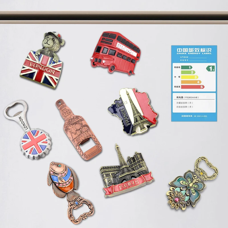 Factory Customized Tourist Souvenirs Refrigerator Magnets Personalized Cultural and Creative Fridge Magnets Hot Selling