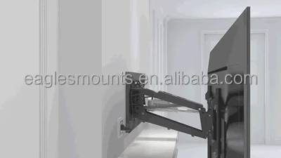 Electric motorized tv wall mount Remote control tv wall bracket VESA 800X500 MM tv mounts