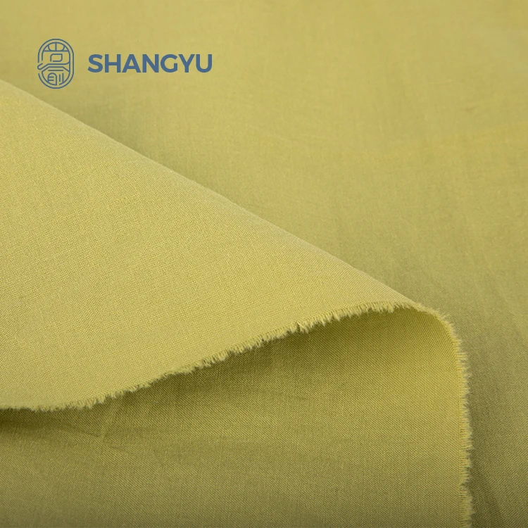 Wholesale 100% cotton woven fabric washed cotton 100gsm cotton poplin fabric for shirt