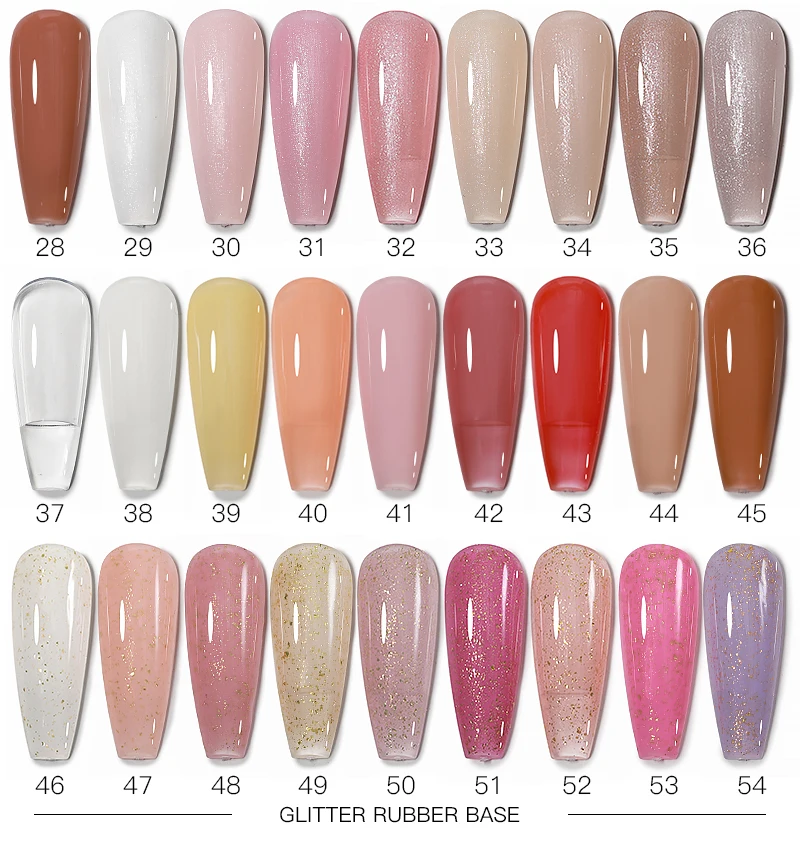 AS 15 ml Rubber Base Coat Colors Nails Supplies Salon OEM Non Toxic Private Label BaseCoat Gel Nail Polish