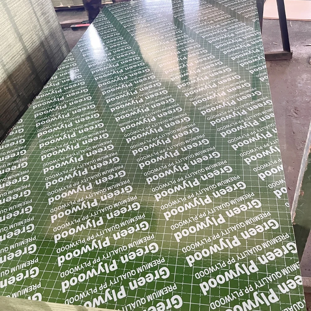 1220x2440 мм зеленая пленочная фанера Морская из строительных материалов опалубка для строительства
