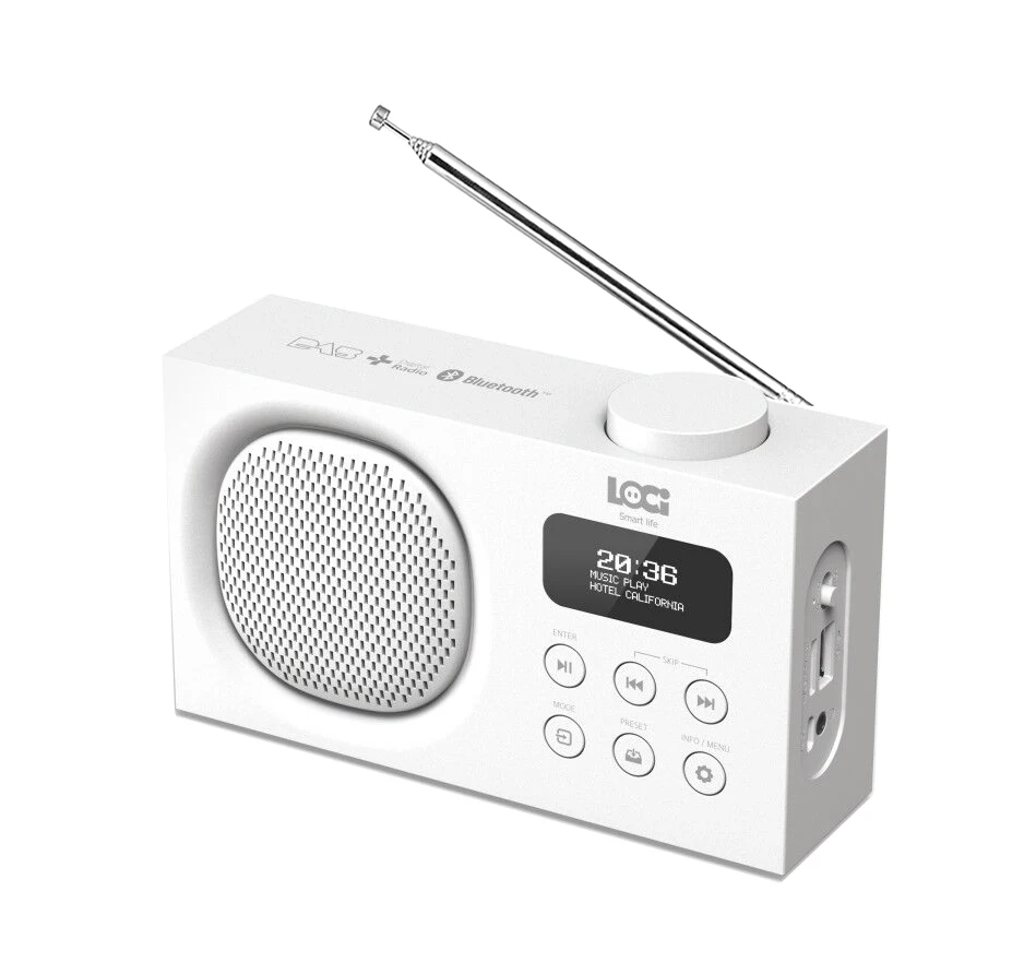 
DAB radio Alarm clocks built-in battery BT wireless speaker 