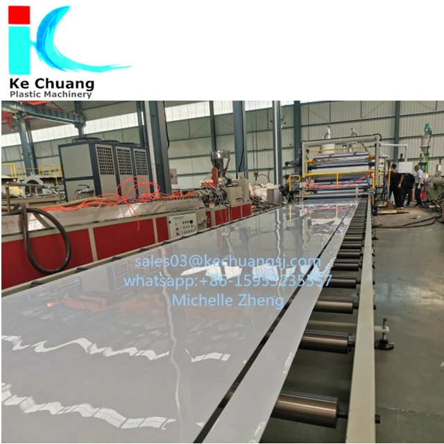Plastic HDPE PVC MPP PS PC Sheet  Board Plastic Sheet  making machine extrusion production line