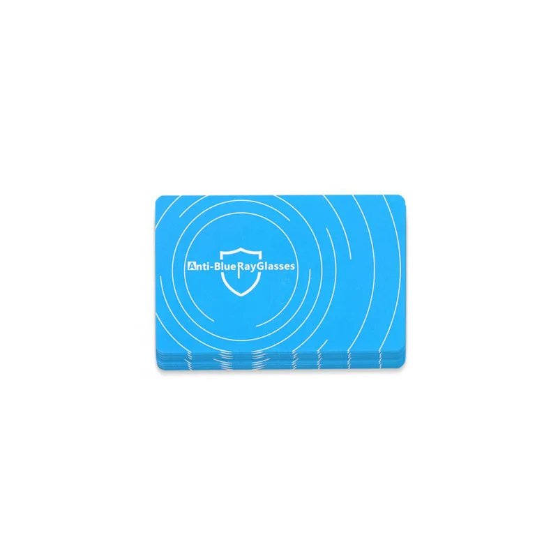  Низкая цена оптовая продажа тестер Anti-Blue Light Protect Blue Ray блокировщик Тестовая карта для