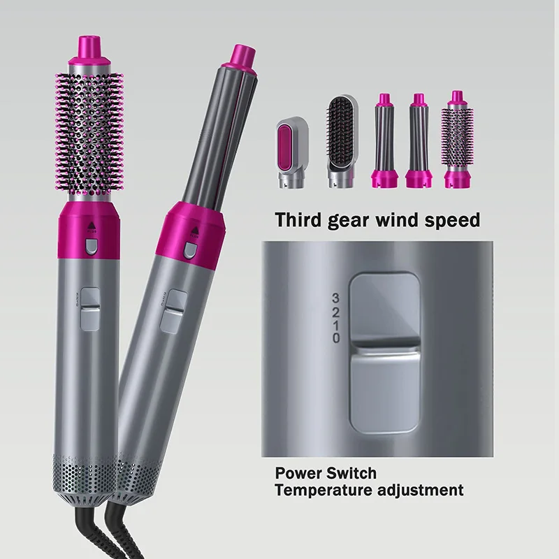 Silk Professional Straightening Brush Automatic Hair Curler Hot Air Comb