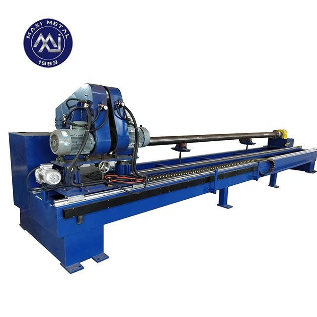 MAXI Stainless Steel Round Pipe Outer Surface Polishing Buffing Machine
