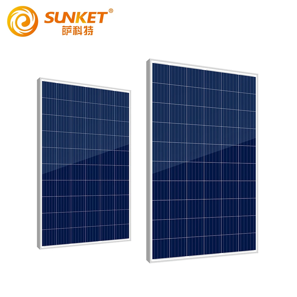 Placas solares 24v 30v 275w 285w 290 ватт запас 250 260w 270 280 300Wp Солнечный черная рамка Поли 60 для панели солнечных