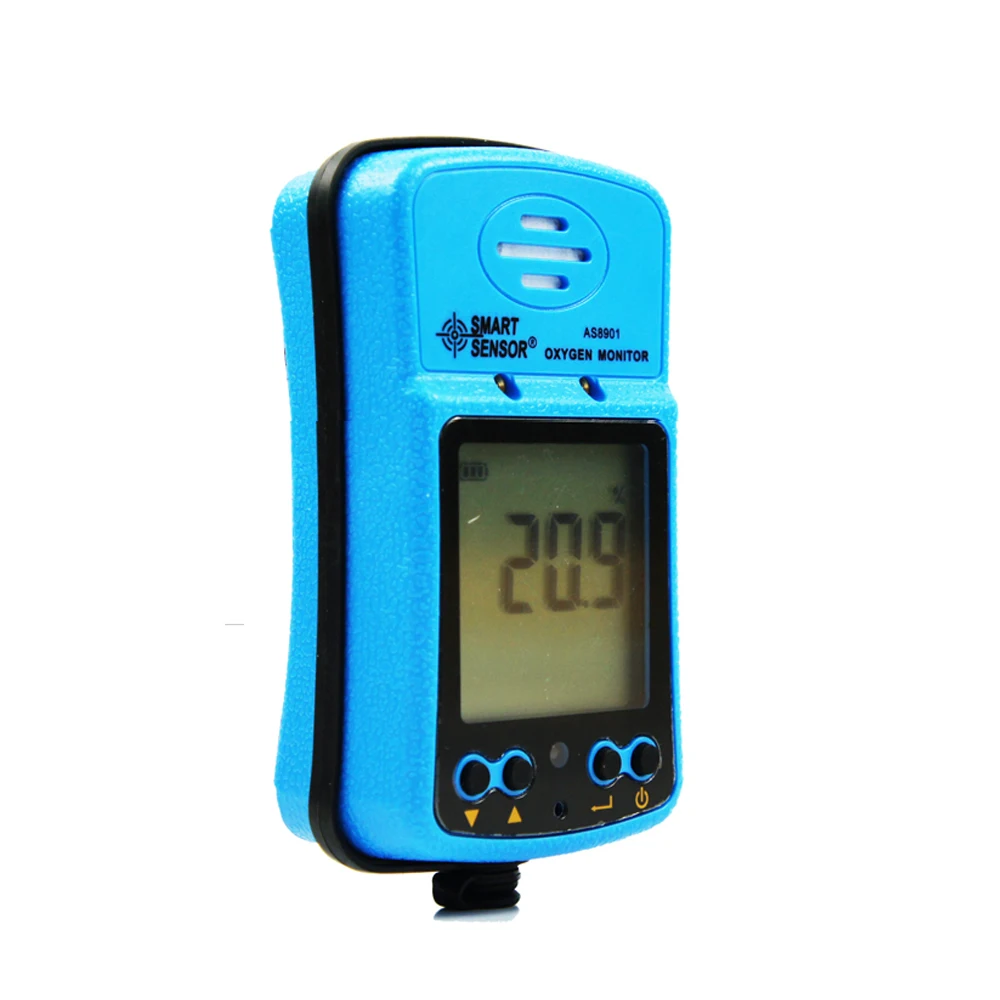 Цифровой анализатор кислорода портативный измеритель чистоты воздуха с большим дисплеем