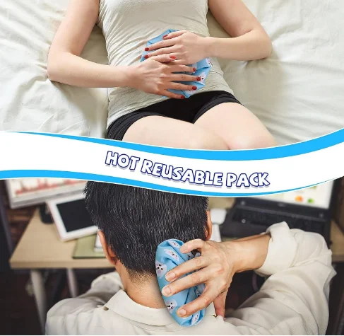 Best selling 2024 Customized Reusable Ice Cold Pack Hot Water or Medical Gel Cube Bag Muscle Swelling Small Cooler