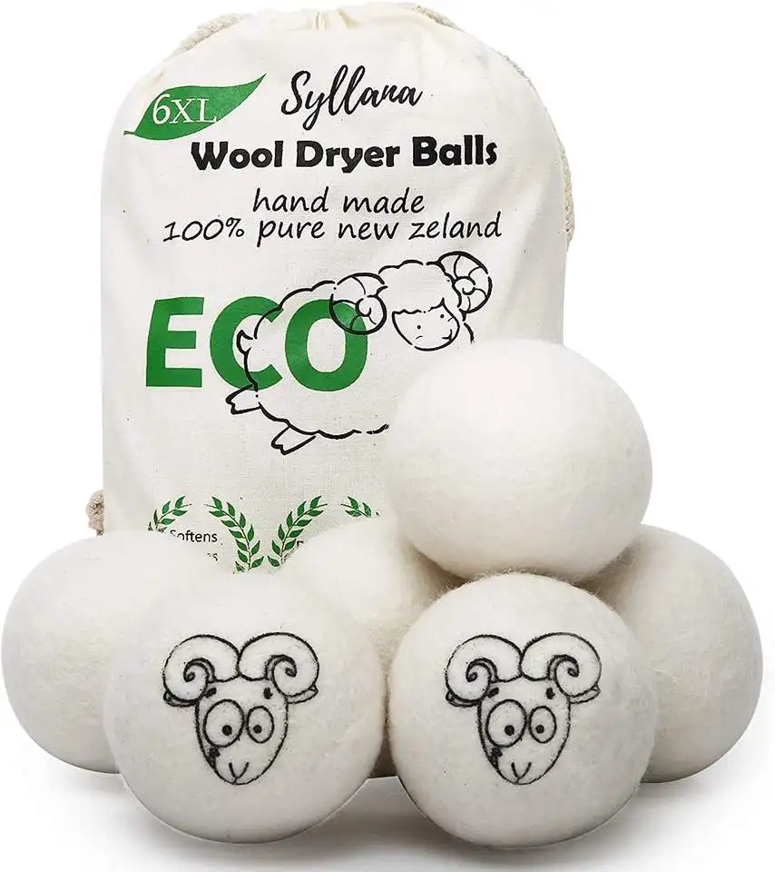 Handmade 6 Pieces 1 Set Washing Wool Dryer Balls Natura Eco Australia Reusable 7cm Fast Dry Fast Ball Machines Nz Laundry Felt