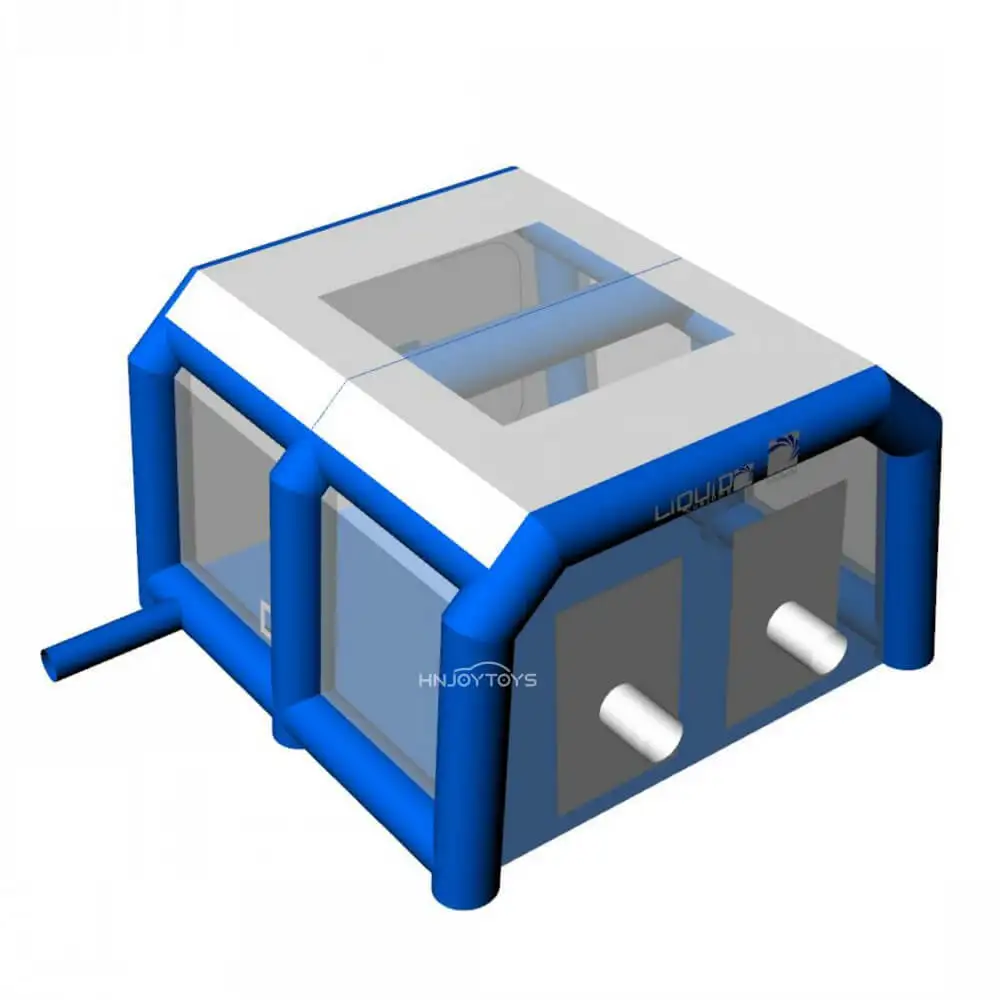 Build do indoor inflatable spray booth work station for home small mini portable mobile garage tent commercial