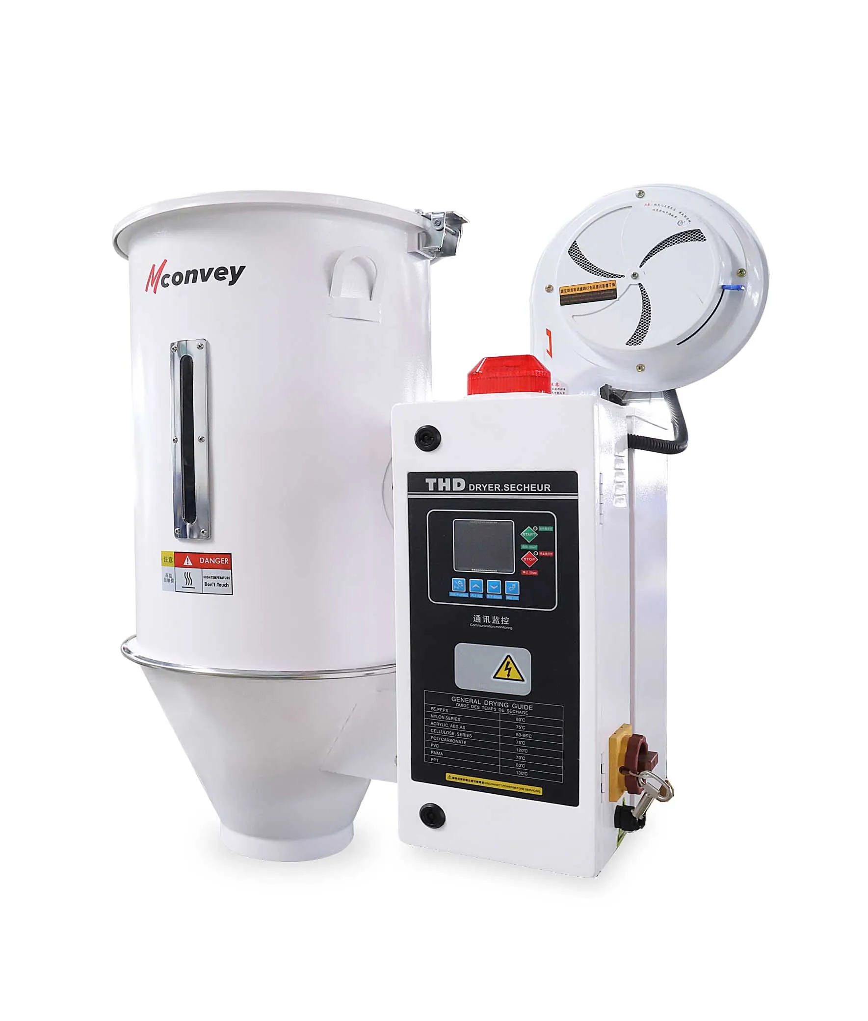 Сушильная машина с воздухозаборником для пластиковых гранул, полимерных гранул, ПВХ, PE, ABS, сушильная машина для порошка