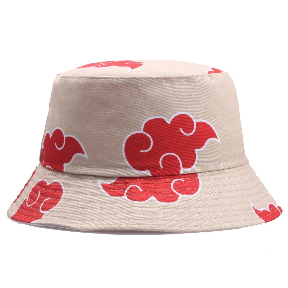 outdoor sunscreen sunshade Japanese literature and art cartoon cartoon printing cloud fisherman hat basin hat