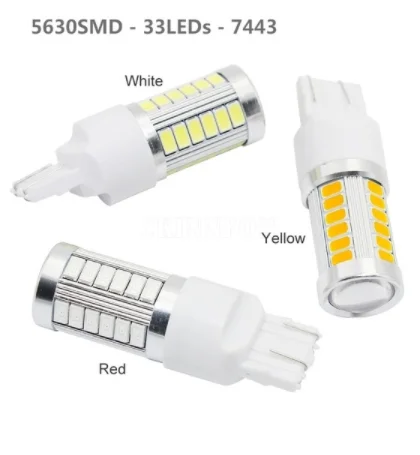  UNJOYLIOD LED 33SMD P21W BA15S 1156 5730 автомобильные парковочные задние лампы Автомобильные светодиодные фонари заднего хода сигнальный сигнал