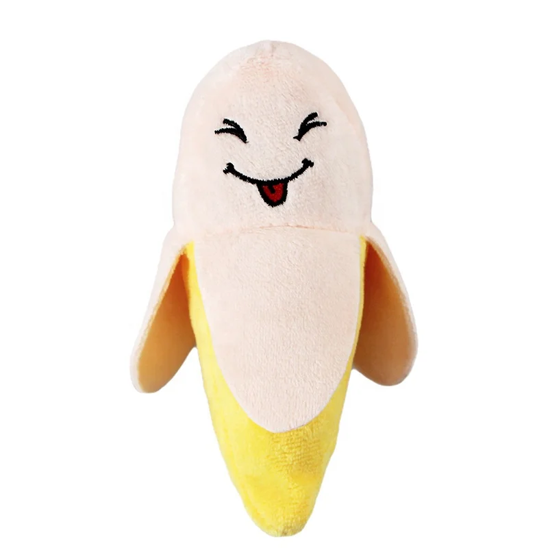 Wholesale Vegetables Fruit dog cat pet toy dog soft plush toy squeaky dog chew toys