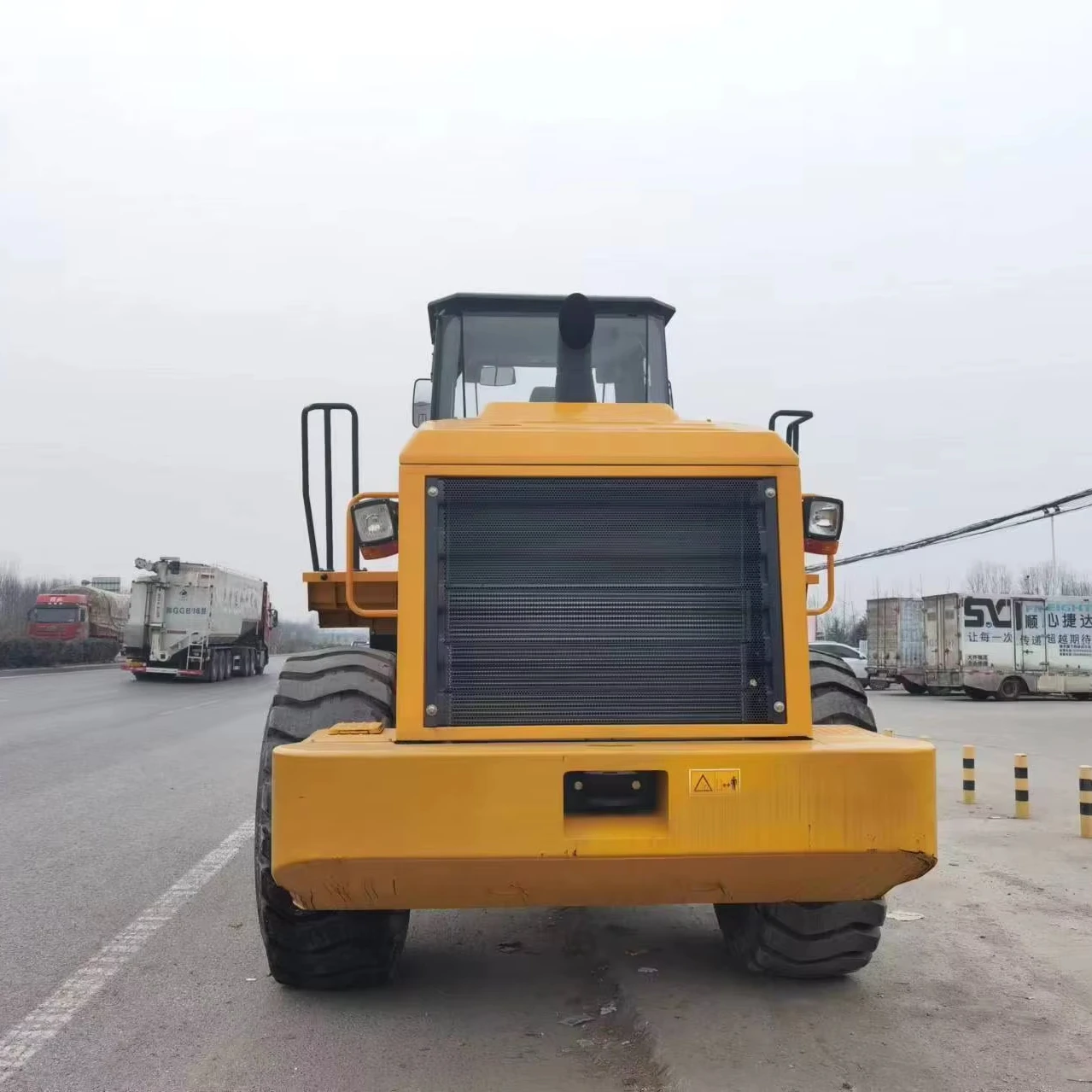 LIUGONG б/у 4 колеса новый экскаватор и погрузчик 5Ton CLG855N в хорошем состоянии