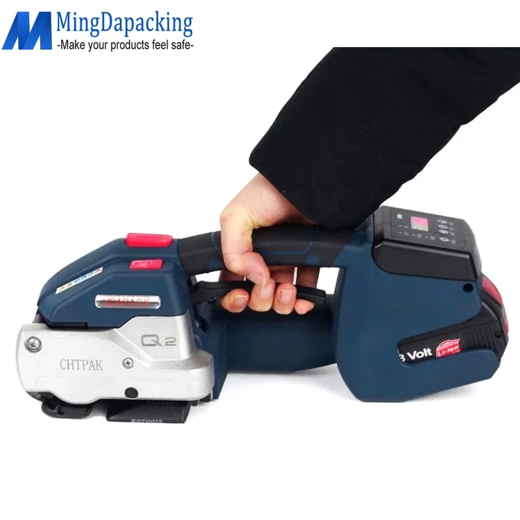 Портативная ручная ленточная упаковочная машина Q2 с одной кнопкой автоматическая обвязочная