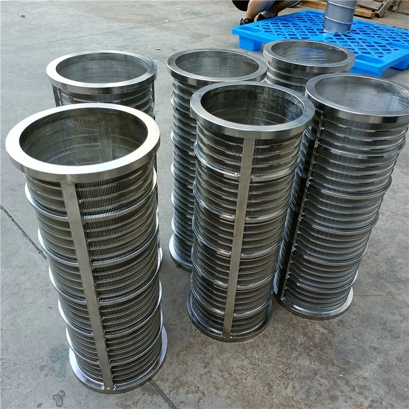 Indian Cow dung dewatering machine filter separator/Wedge wire screen filter drum/Wedge wire filter elements