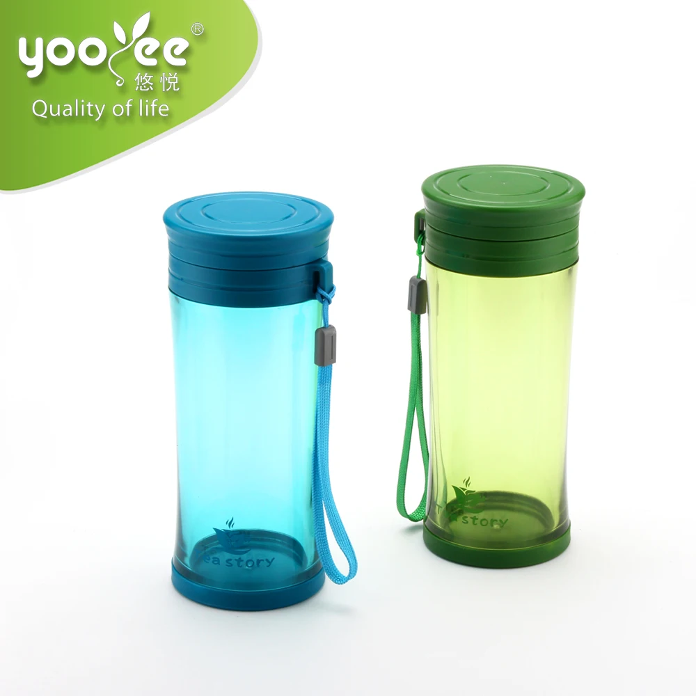 Sports Bottle Water Bottle - BPA Free - Leakproof PP with Tea Infuser Accessories Plastic Applicable for Boiling Water