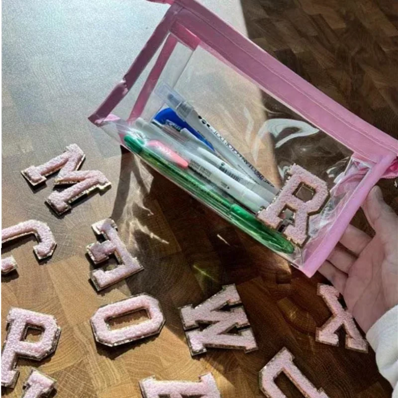 Hot Sale Cheap Cute Beauty Children Student School Pencil Case Bags Stationery Items Custom Clear Plastic PVC Fancy Pencil Bag
